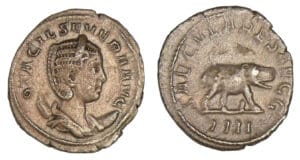 Otacilie - Antoninien (248, Rome) Hippopotame Otacilie - Antoninien (248, Rome) Hippopotame