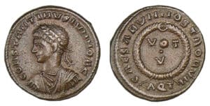 Constantin II - Nummus (321, Aquilée)