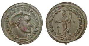 Maximien Hercule - Follis (302/03, Lyon) Maximien Hercule - Follis (302/03, Lyon)
