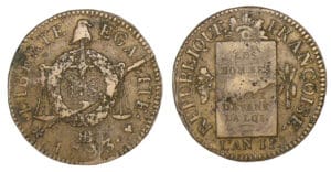 Sol aux balances An II 1793 BB (Strasbourg)