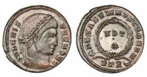 Crispus - Nummus (323-324, Tréves) VOT X