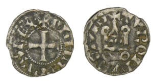 Philippe IV - Obole tournois à l'O rond