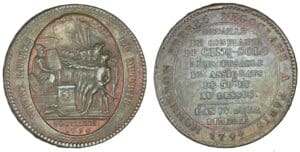 Monneron de 5 sols 1792