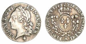 Louis XV - frappe postume Vingtième d'écu 1779 A (Paris) Louis XV - frappe postume Vingtième d'écu 1779 A (Paris)