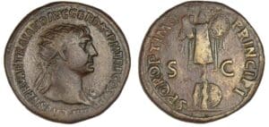 Hadrien - Dupondius (107, Rome)