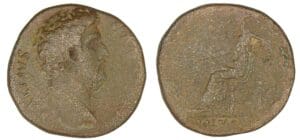 Aelius - Sesterce (137, Rome) La Santé