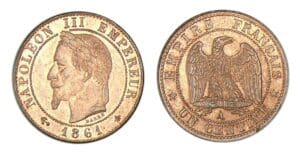 1 centime Napoléon III tête laurée 1861 A (Paris) 1 centime Napoléon III tête laurée 1861 A (Paris)