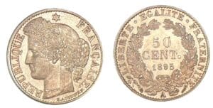 50 centimes Cérès 1895 A (Paris)