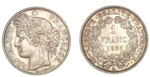 1 franc Cérès 1888 A (Paris)