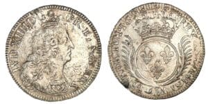 Louis XIV - Ecu aux palmes 1693 A (Paris) Louis XIV - Ecu aux palmes 1693 A (Paris)