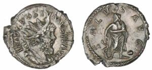 Postume - Antoninien (265/8, Cologne) Esculape Postume - Antoninien (265/8, Cologne) Esculape