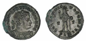 Constantin 1er - Follis (316/317, Londres) Le Soleil