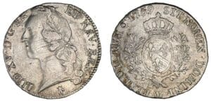 Louis XV - Ecu au bandeau 1769 M (Toulouse) Louis XV - Ecu au bandeau 1769 M (Toulouse)