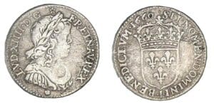 Louis XIV - Douzième d'écu à la mèche longue 1660 I (Limoges) Louis XIV - Douzième d'écu à la mèche longue 1660 I (Limoges)