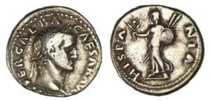 Galba - Denier (68, Rome) L'Espagne