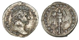 Trajan - Denier (107, Rome) trophé