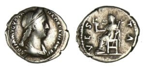 Sabine - Denier (133, Rome) Vesta