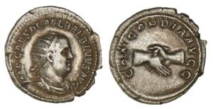 Balbin - Antoninien (238, Rome) Mains jointes Balbin - Antoninien (238, Rome) Mains jointes