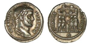 Maximien Hercule - Argenteus (295-297, Rome) Maximien Hercule - Argenteus (295-297, Rome)