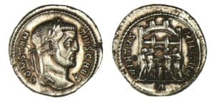 Constance Chlore - Argenteus (295/297, Rome) Constance Chlore - Argenteus (295/297, Rome)
