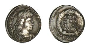 Constance II - Silique (355-361, Arles) Vœux