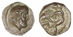 ROYAUME DE PEONIE - Lykkeios - Tétradrachme (356-335 av J.-C.)