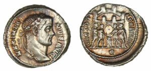 Maximien Hercule - Argenteus (295-297, Rome) Maximien Hercule - Argenteus (295-297, Rome)