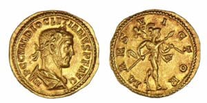 Dioclétien - Aureus (293/296, Rome) Dioclétien - Aureus (293/296, Rome)