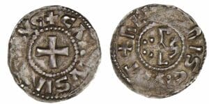 Charles II Le Chauve - Denier (Nevers) Charles II Le Chauve - Denier (Nevers)