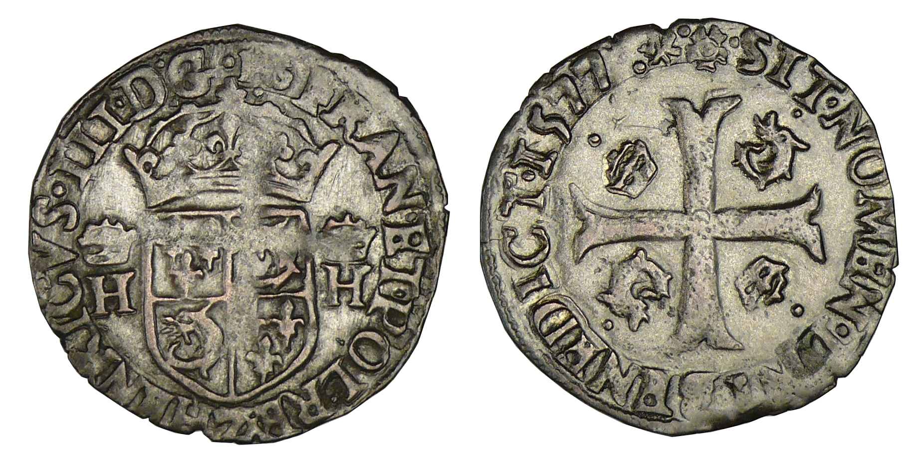Henri III - Douzain du Dauphiné 1er type 1577 Z (Grenoble) Henri III - Douzain du Dauphiné 1er type 1577 Z (Grenoble)