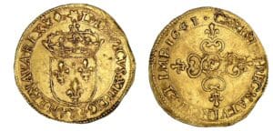 Louis XIII - Ecu d'or au soleil 1641 & (Aix) Louis XIII - Ecu d'or au soleil 1641 & (Aix)