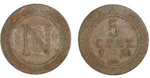 5 centimes Napoléon I 1808 BB (Strasbourg) 5 centimes Napoléon I 1808 BB (Strasbourg)