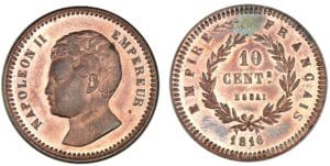 10 centimes Napoléon II 1816 - Essai 10 centimes Napoléon II 1816 - Essai