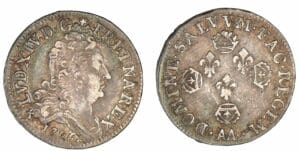 Louis XIV - 10 sols aux 4 couronnes 1706 AA (Metz) Louis XIV - 10 sols aux 4 couronnes 1706 AA (Metz)