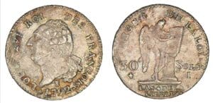 30 sols type FRANCOIS 1792 I (Limoges)