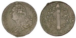 2 sols au faisceau type FRANCOIS 1792 N (Montpellier)