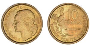 10 francs Guiraud 1950 B (Beaumont-le-Roger)