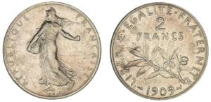 2 francs Semeuse 1909