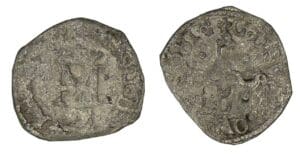 Navarre - Henri III et Marguerite de Valois - Liard 1581 (Pau) Navarre - Henri III et Marguerite de Valois - Liard 1581 (Pau)