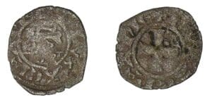 Aquitaine - Edouard III - Obole au léopard 4ème type Aquitaine - Edouard III - Obole au léopard 4ème type