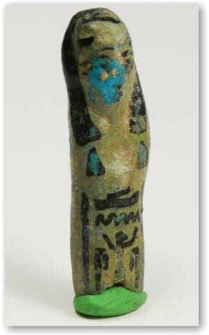 Egypte - Oushebti miniature inscrit - Ier mill. av. J.-C.