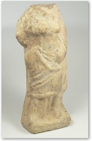 Romain - Statuette en terre cuite blanche - I-IIème siècle ap.J.-C.
