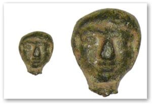 Gaulois - Tête en bronze - Ier siècle av. J.-C.