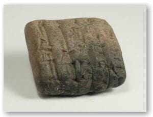Proche-Orient - Tablette cunéïforme - II-Ier mill. av. J.-C.