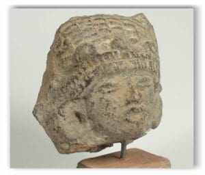 Pré-colombien - Maya (Mexique) - Tête en terre cuite - IV-VIème siècle ap. J.-C.