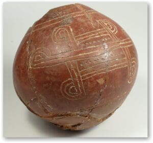 Pré-colombien - Maya (Mexique) - Vase à suspendre - IV-VIIIème siècle ap. J.-C.