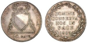 Suisse - Canton de Zueich - 40 batzen 1813 Suisse - Canton de Zueich - 40 batzen 1813