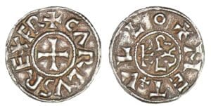 Charles II Le Chauve - Denier (Melle) Charles II Le Chauve - Denier (Melle)