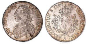 Louis XVI - Ecu aux branches d'olivier 1790 A (Paris).