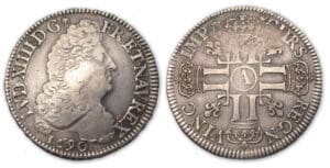 Louis XIV - Demi-écu 8 L 1er type 1690 A (Paris)